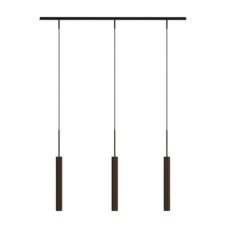 B-Ware Audo Copenhagen Hängeleuchte Pendelleuchte Tubulaire Rail 3-flg bronzefarben Alu