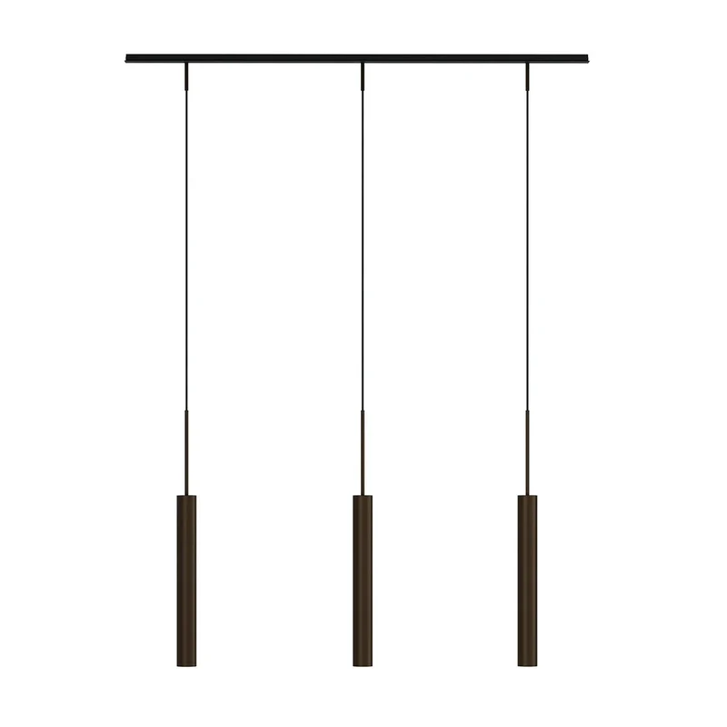 B-Ware Audo Copenhagen Hängeleuchte Pendelleuchte Tubulaire Rail 3-flg bronzefarben Alu