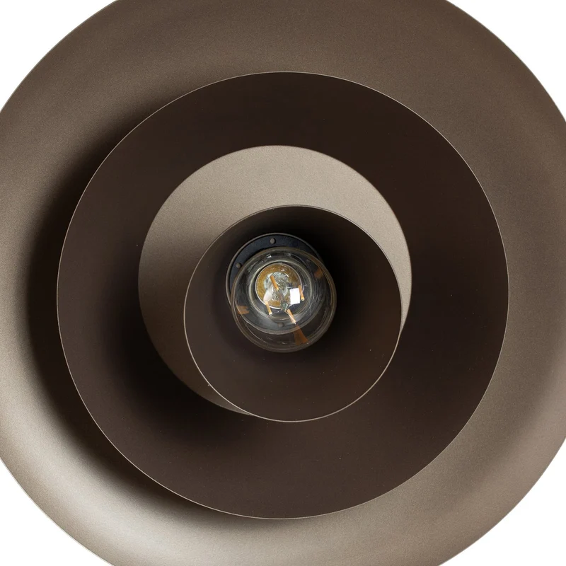 B-Ware Hängeleuchte Plato Pendelleuchte Titan Stahl Lampe E27 LED Wohnzimmer Esszimmer
