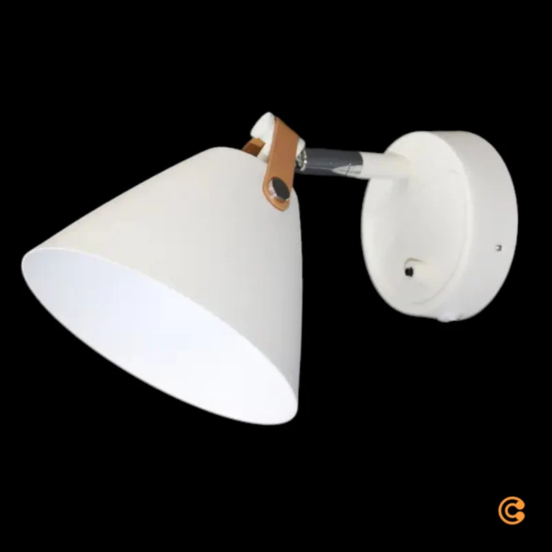 B-Ware DFTP by Nordlux Wandleuchte Strap mit Lederriemen weiß Wandleuchte Bilderleuchte