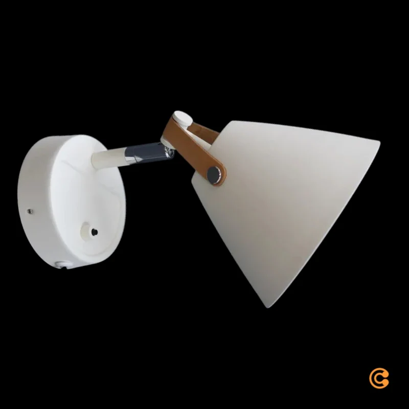 B-Ware DFTP by Nordlux Wandleuchte Strap mit Lederriemen weiß Wandleuchte Bilderleuchte