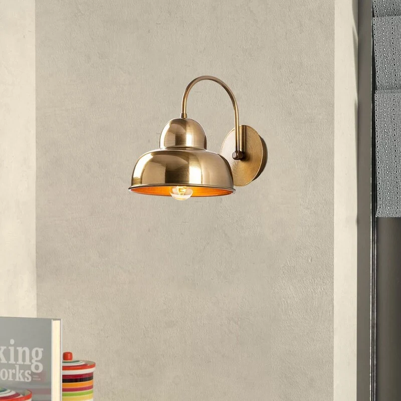 B-Ware Opviq Wandleuchte Berceste 180-A Wandleuchte Lampe gold Wandmontage