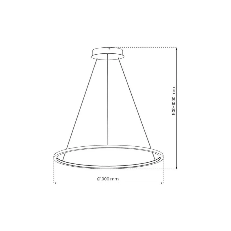 B-Ware Milagro Lighting Hängelampe Pendelleuchte LED Saturno gold Aluminium Kunststoff