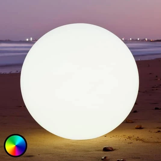 B-Ware Smart and Green Dekorationslampe Leuchte Globe LED schwimmfähig Kunststoff weiß