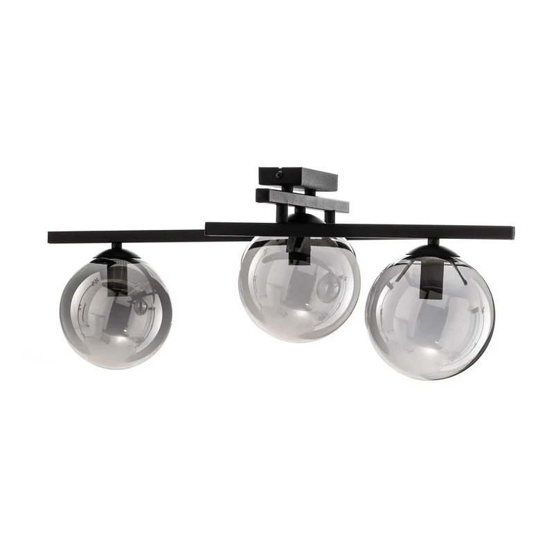 B-Ware EMIBIG Deckenlampe Smart schwarz/grafit 3-flammig Deckenleuchte Leuchte Lampe85