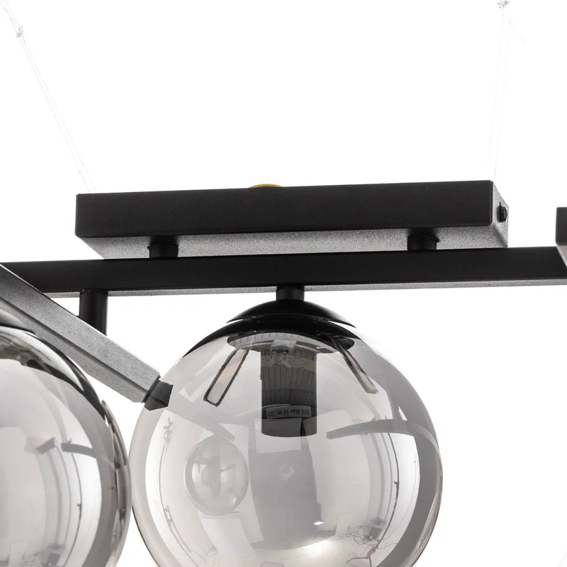 B-Ware EMIBIG Deckenlampe Smart schwarz/grafit 3-flammig Deckenleuchte Leuchte Lampe85