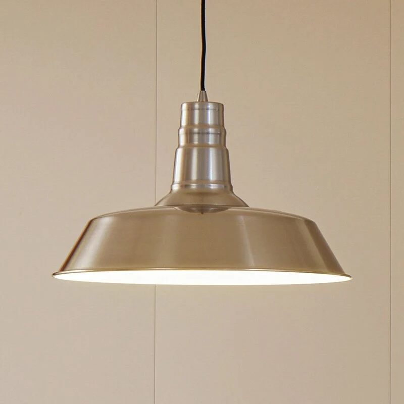 B-Ware Lindby Hängeleuchte Laylan schwarz weiß Ø 46 cm Metall Deckenlampe Lampe Leuchte