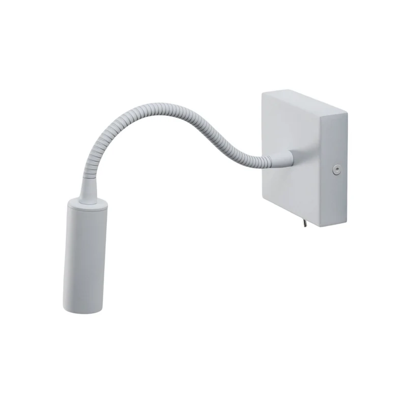 B-Ware Argon Wandlampe Ojos Leselampe weiß verstellbar 33 cm G9