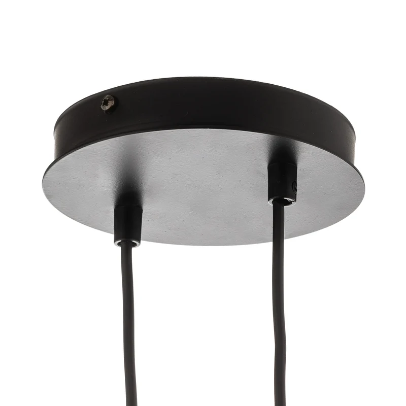 B-Ware Glassy Pendelleuchte Hängeleuchte Lampe Glas schwarz graphit E14 Wohnzimmer
