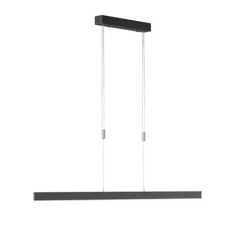 B-Ware Schöner Wohnen Hängelampe Pendelleuchte LED dimmbar sandschwarz Aluminium Acryl