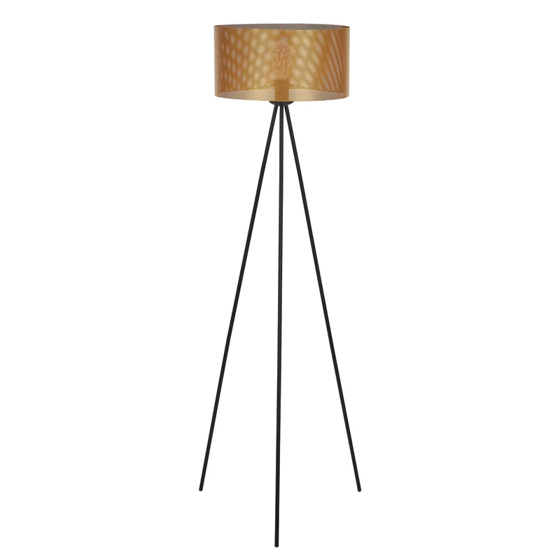 B-Ware Euluna Stehleuchte Zofia Stehlampe Lampe goldfarben Beleuchtung Wohnzimmer