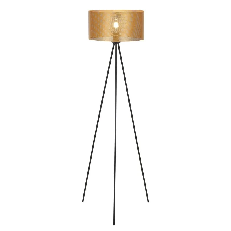 B-Ware Euluna Stehleuchte Zofia Stehlampe Lampe goldfarben Beleuchtung Wohnzimmer