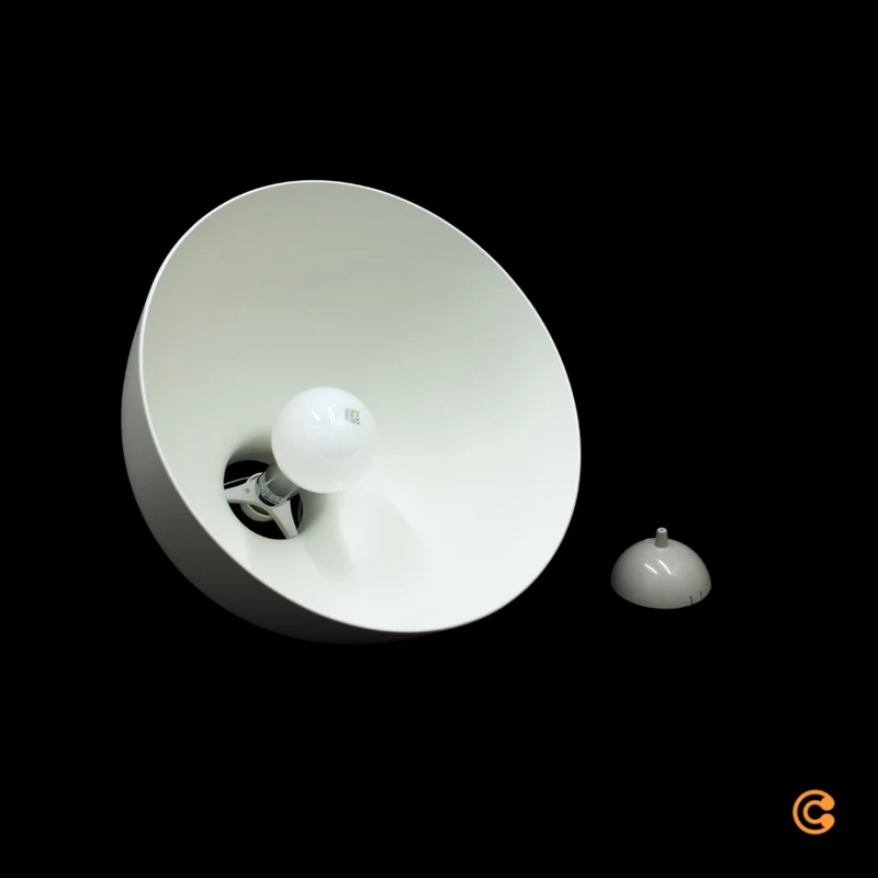 B-Ware Kartell Hängeleuchte Pendelleuchte Bellissima Lampe taupe matt Polymer E27 LED