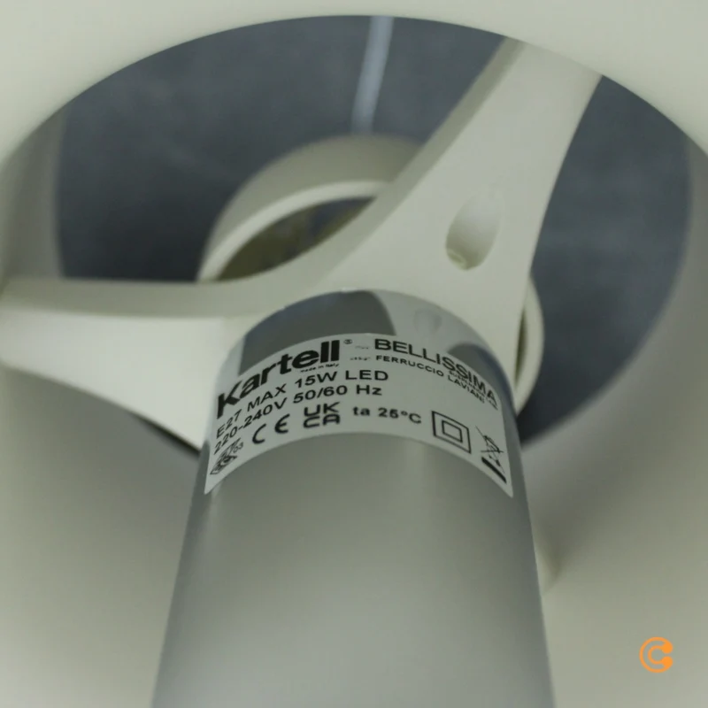 B-Ware Kartell Hängeleuchte Pendelleuchte Bellissima Lampe taupe matt Polymer E27 LED