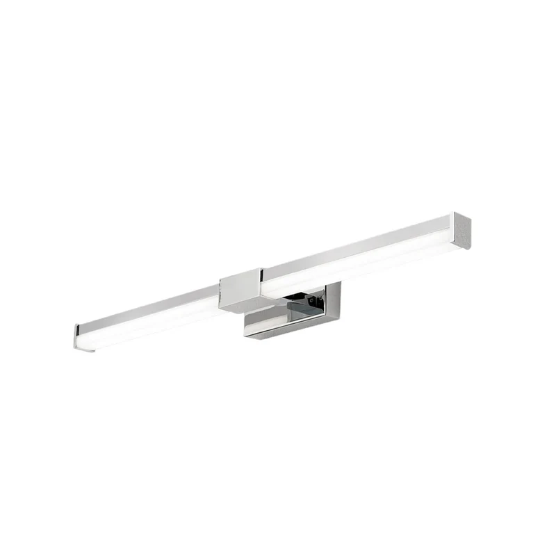 B-Ware Spiegelleuchte Badlampe Argo LED Spiegellicht Hochvolt Chrom Weiß 35,5 cm Lampe