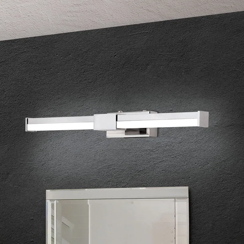 B-Ware Spiegelleuchte Badlampe Argo LED Spiegellicht Hochvolt Chrom Weiß 35,5 cm Lampe