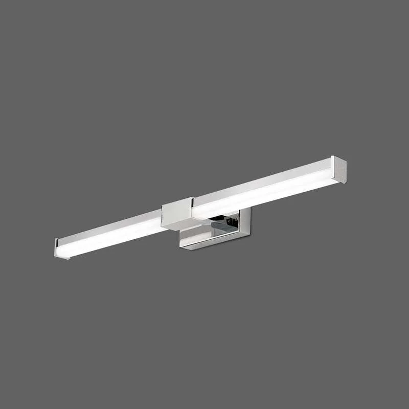 B-Ware Spiegelleuchte Badlampe Argo LED Spiegellicht Hochvolt Chrom Weiß 35,5 cm Lampe