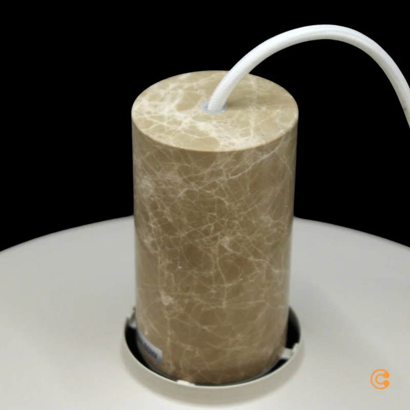 B-Ware Nordlux Pendelleuchte Hängelampe Elvas Marmor Metall Beige E27 LED Leuchte Lampe