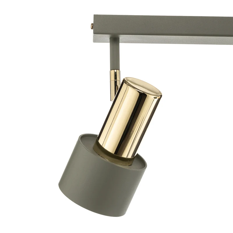 B-Ware Euluna Deckenstrahler Deckenlampe Lampe Leuchte Destin zweiflammig grün/messing