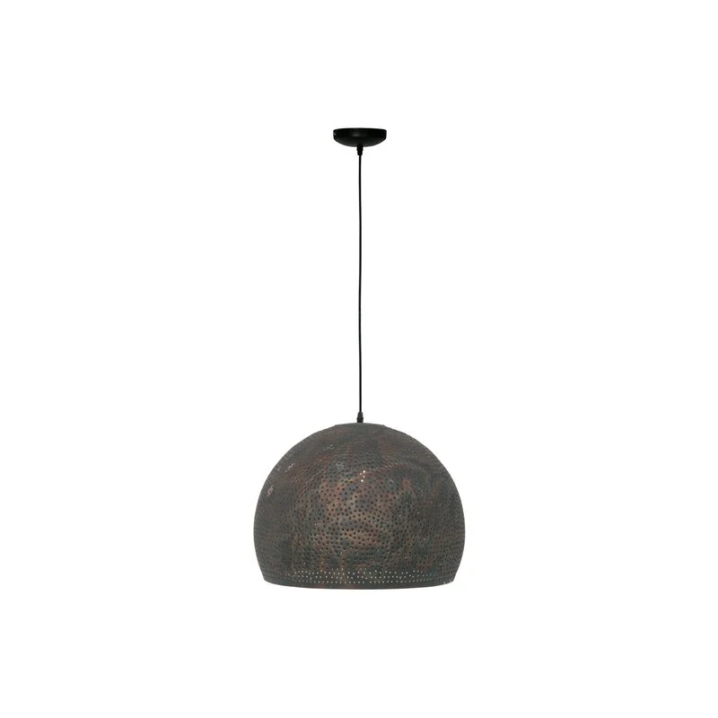B-Ware Freelight Hängelampe Pendelleuchte Fori Lampe braun Metall Ø 45 cm Leuchte E27