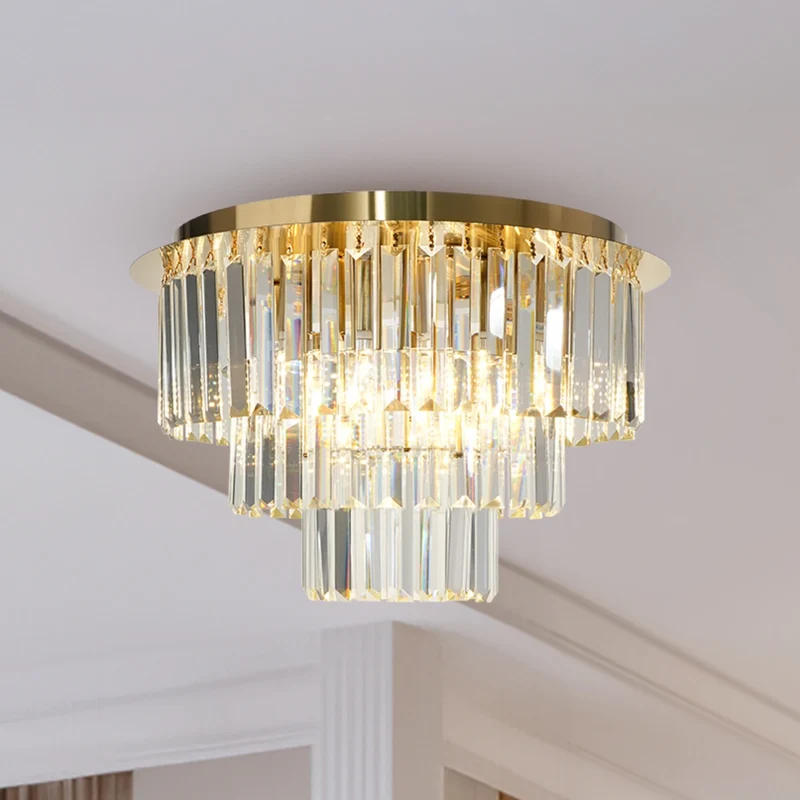 B-Ware Milagro Lighting Deckenleuchte Lampe Milano Glas Metall gold transparent
