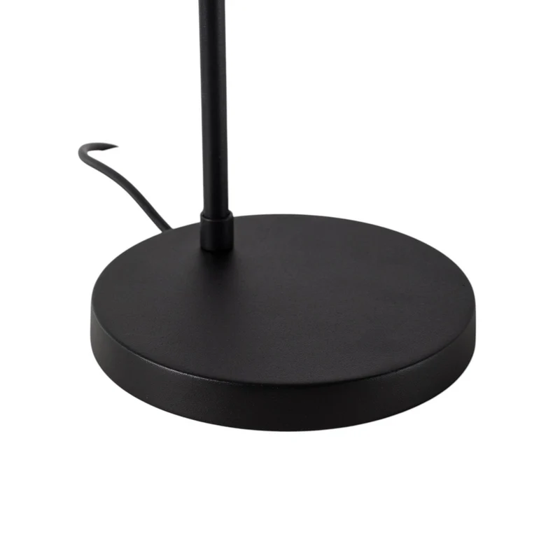 B-Ware Opviq Tischleuchte Lampe Tattoo 5031 gold patiniert Metall schwarz 52 cm E27