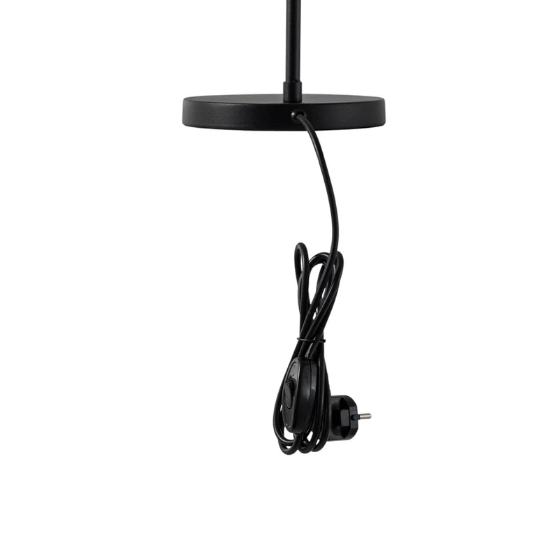 B-Ware Opviq Tischleuchte Lampe Tattoo 5031 gold patiniert Metall schwarz 52 cm E27