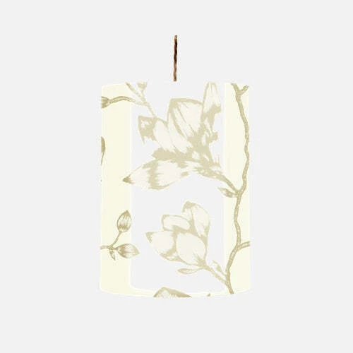 B-Ware EBB FLOW Lampenschirm Lamp Shade Lustica Oyster Raffia Stoff 40 cm
