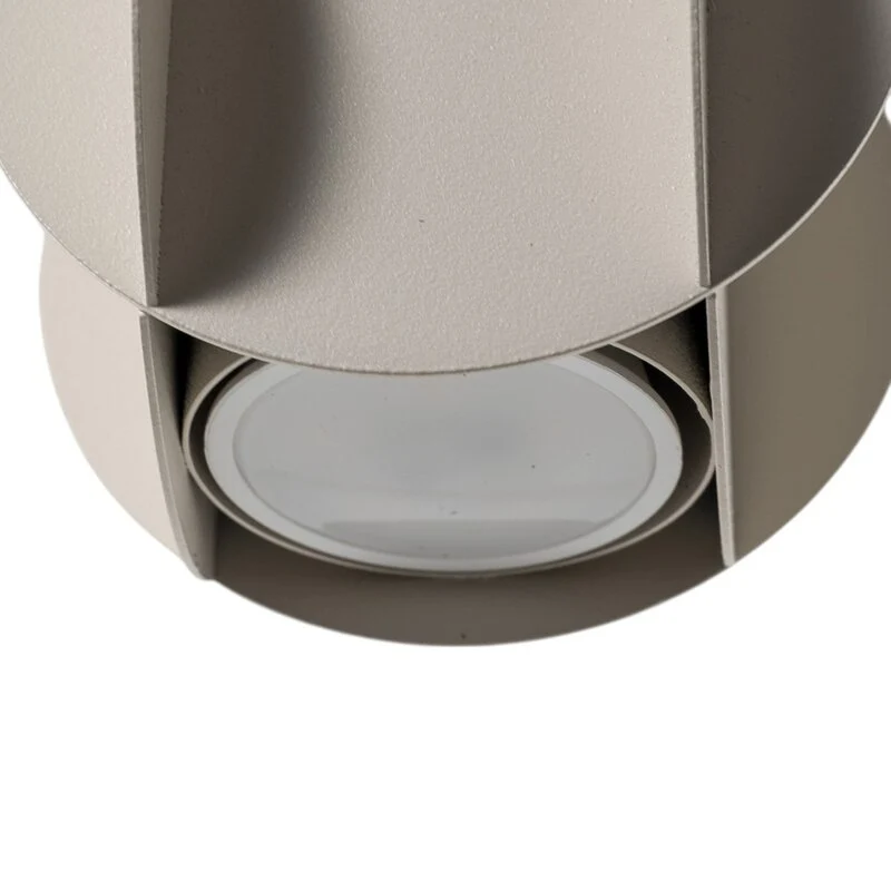 B-Ware Hängeleuchte Pendelleuchte GAMBIT cremeweiß Metall Lampe Ø10cm GU10 LED