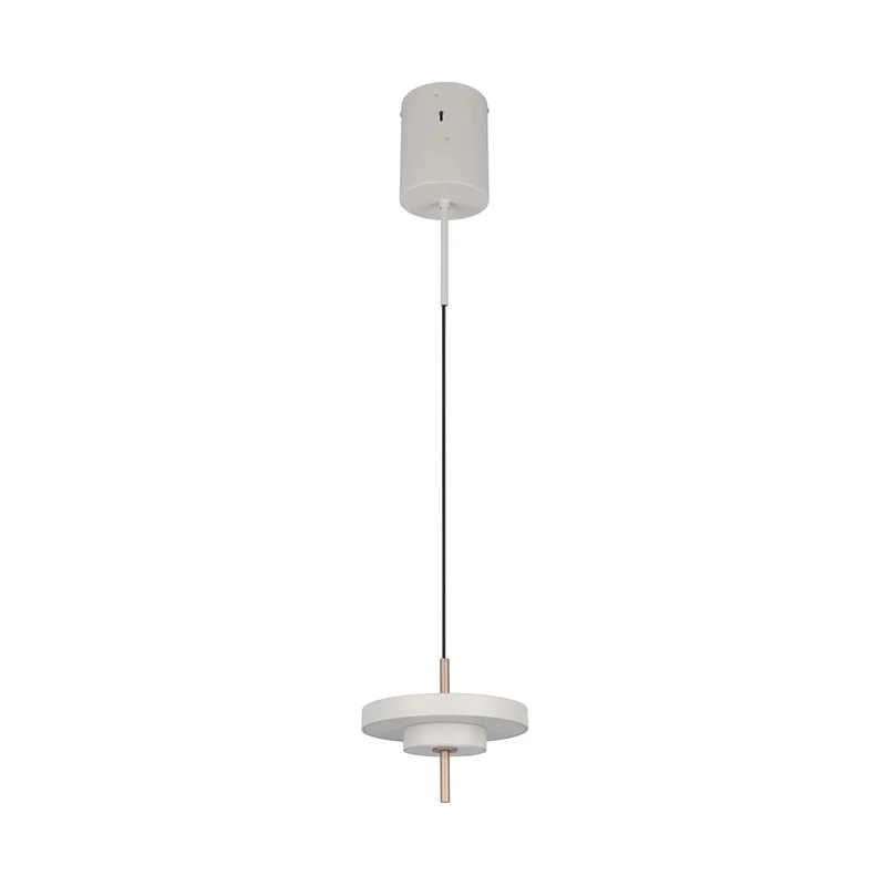 B-Ware Trio Lighting Pendelleuchte Hängelampe LED Leuchte hellgrau Metall CCT dimmbar
