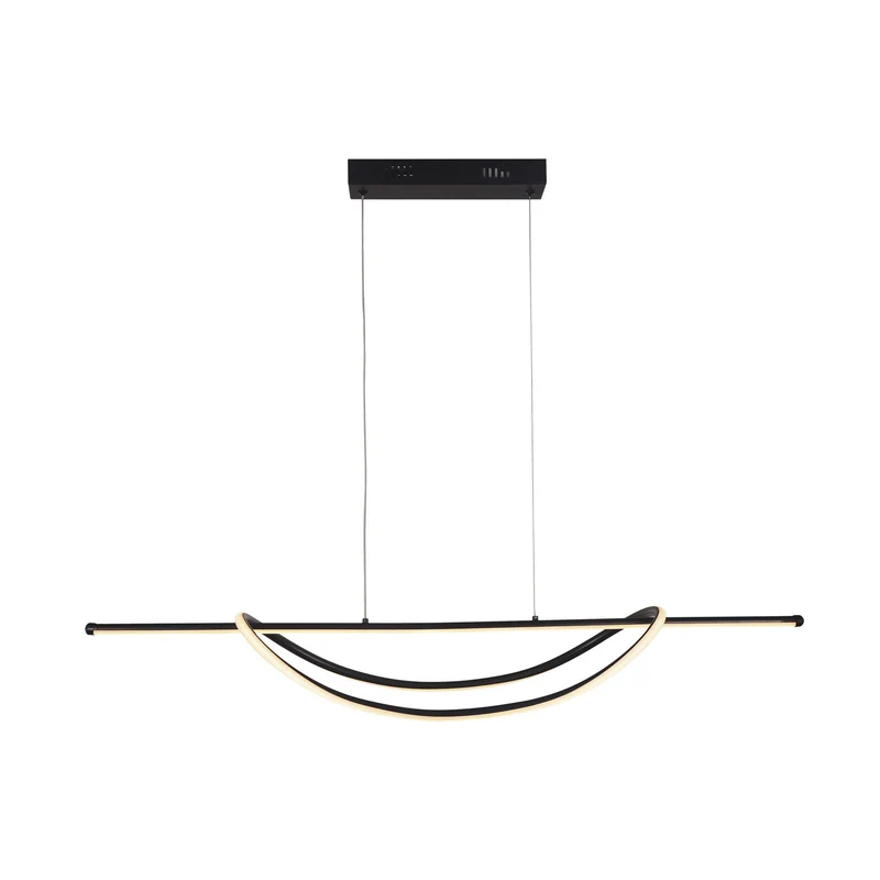 B-Ware Milagro Lighting Hängeleuchte Pendelleuchte LED Lampe schwarz Metall Ambar