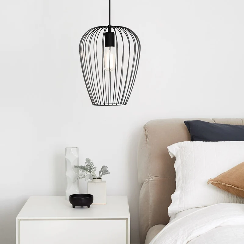 B-Ware Beacon Hängeleuchte Pendelleuchte Callam schwarz Metall Lampe Ø 27,5 cm E27 LED
