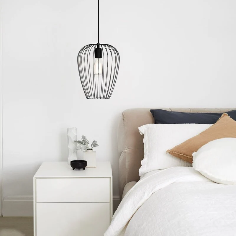 B-Ware Beacon Hängeleuchte Pendelleuchte Callam schwarz Metall Lampe Ø 27,5 cm E27 LED