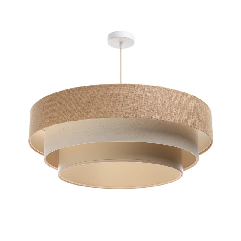 B-Ware Maco Design Hängeleuchte Pendelleuchte Jute creme beige Boho Lampe Deckenlampe