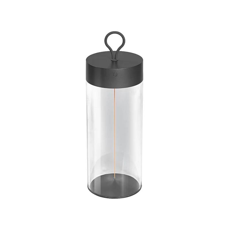 B-Ware OSRAM Tischleuchte Akku Lampe LED Leuchte DECOR FILAMENT dunkelgrau 32 cm