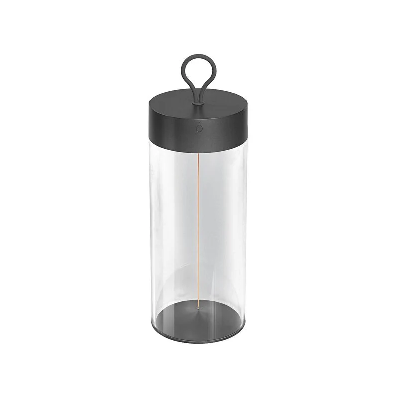 B-Ware OSRAM Tischleuchte Akku Lampe LED Leuchte DECOR FILAMENT dunkelgrau 32 cm