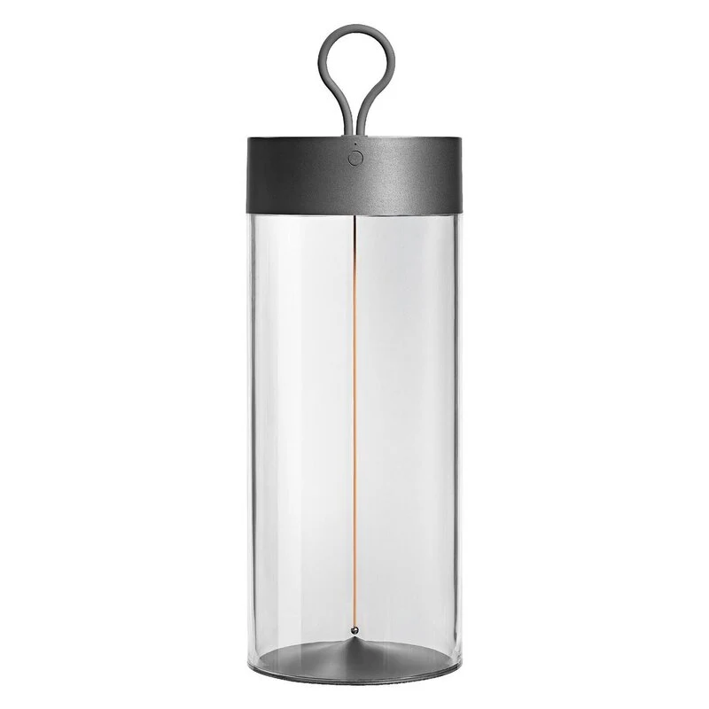 B-Ware OSRAM Tischleuchte Akku Lampe LED Leuchte DECOR FILAMENT dunkelgrau 32 cm