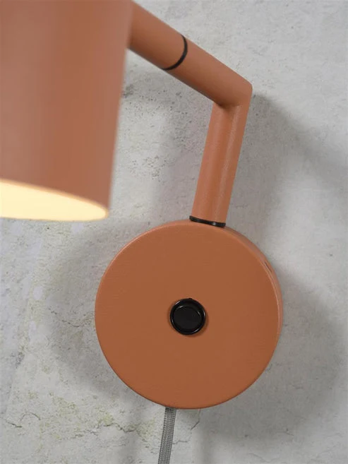 B-Ware It's about RoMi Wandleuchte Wandlampe Marseille Eisen Orange E27 Leuchte Lampe