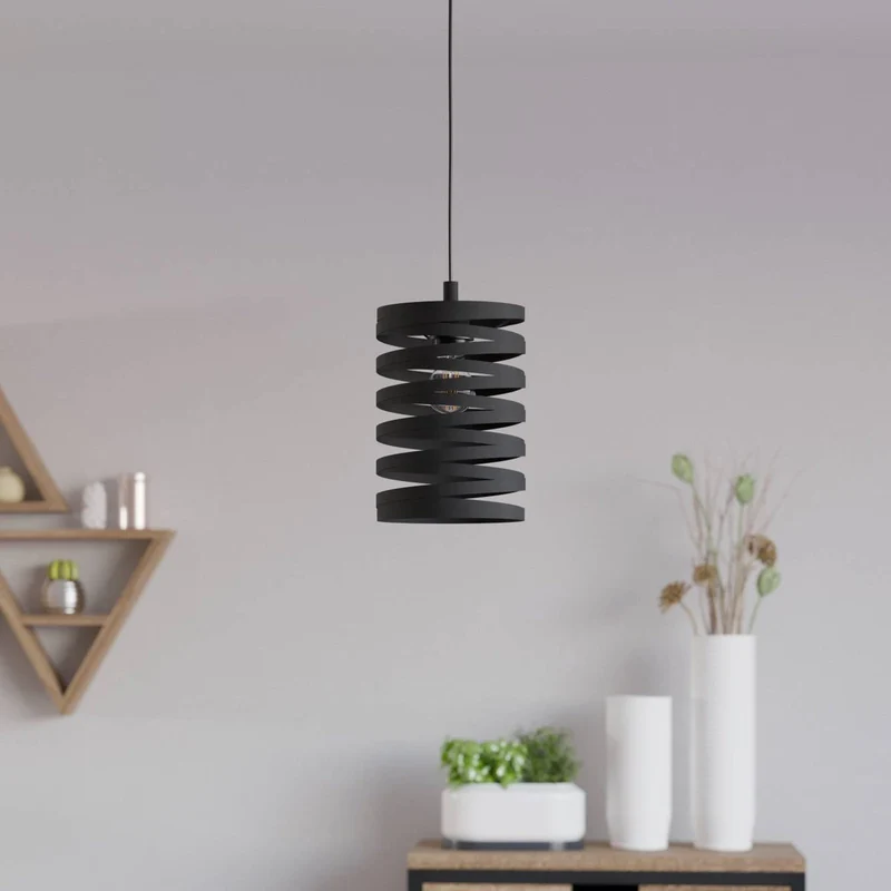 B-Ware EGLO Hängeleuchte Pendelleuchte schwarz Stahl Cremella Lampe Ø 18 cm E27 LED