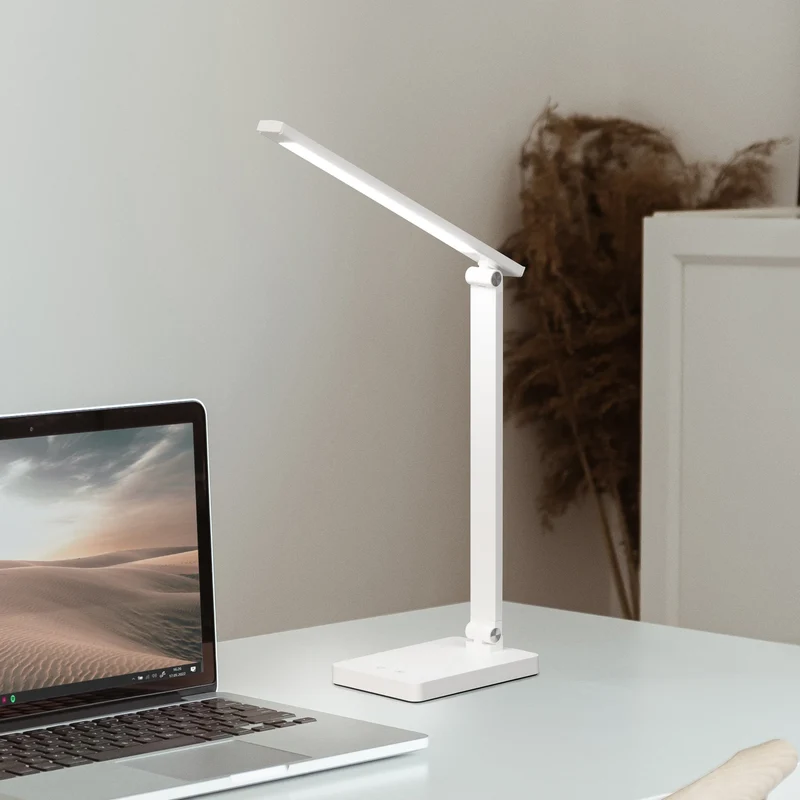 B-Ware FH Lighting Tischleuchte Schreibtischlampe LED Akku weiß Sensor dimmbar CCT