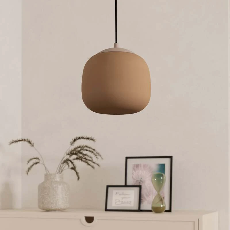 B-Ware EGLO Hängeleuchte Cominio Hängelampe Deckenlampe Leuchte taupe sand einflam980