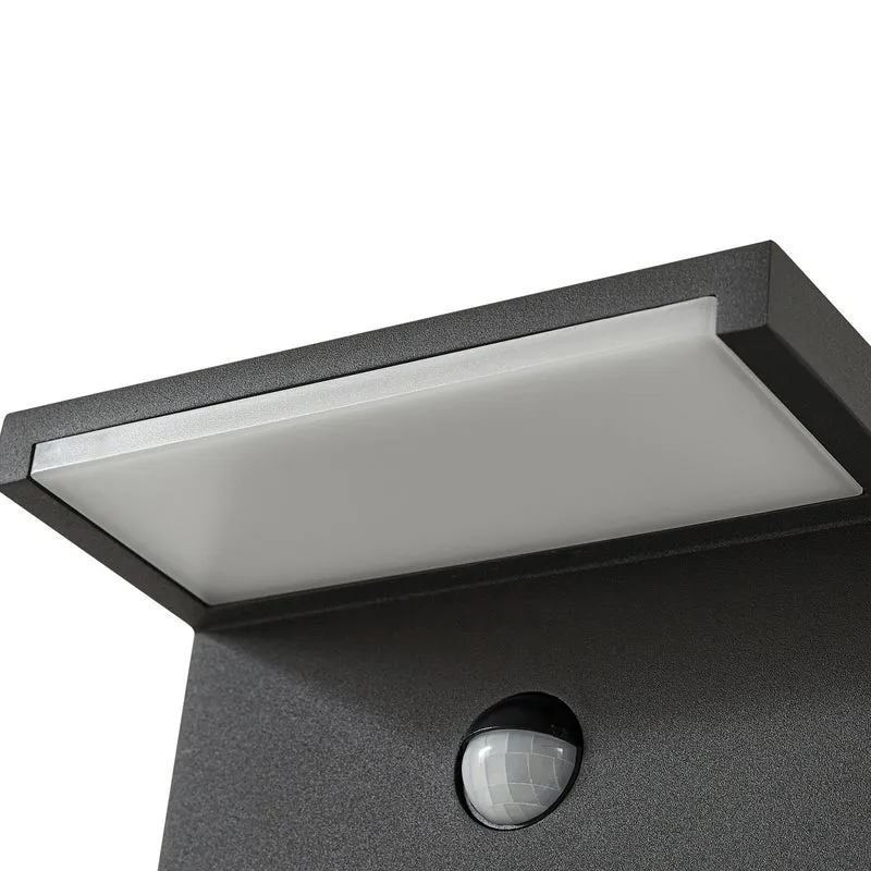 B-Ware Arcchio Wegeleuchte Pollerleuchte LED Iberion Sensor schwarz Aluminium Bewegungs