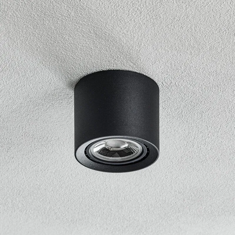 B-Ware Lucide Deckenleuchte Lampen LED warmweiß dim to warm schwarz Aluminium742