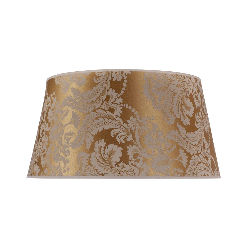 B-Ware Duolla Lampenschirm Schirm Cone Gold Höhe 25,5 cm Lampenaufsatz Lampenabdeckung