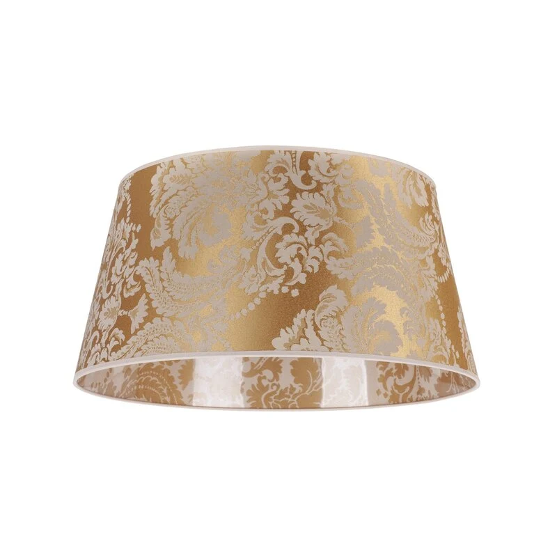 B-Ware Duolla Lampenschirm Schirm Cone Gold Höhe 25,5 cm Lampenaufsatz Lampenabdeckung