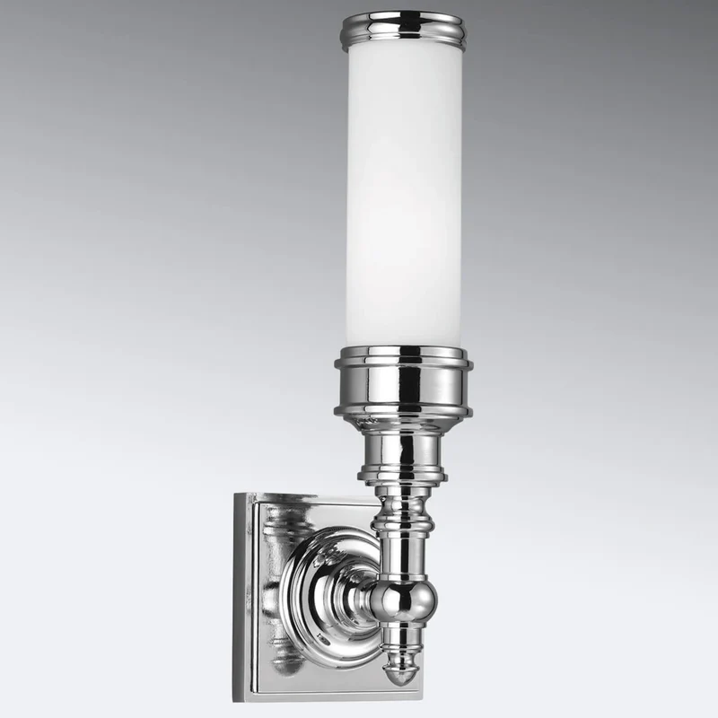 B-Ware FEISS Wandlampe Badleuchte Spiegelbeleuchtung chrom Glas Payne Ornate G9 LED