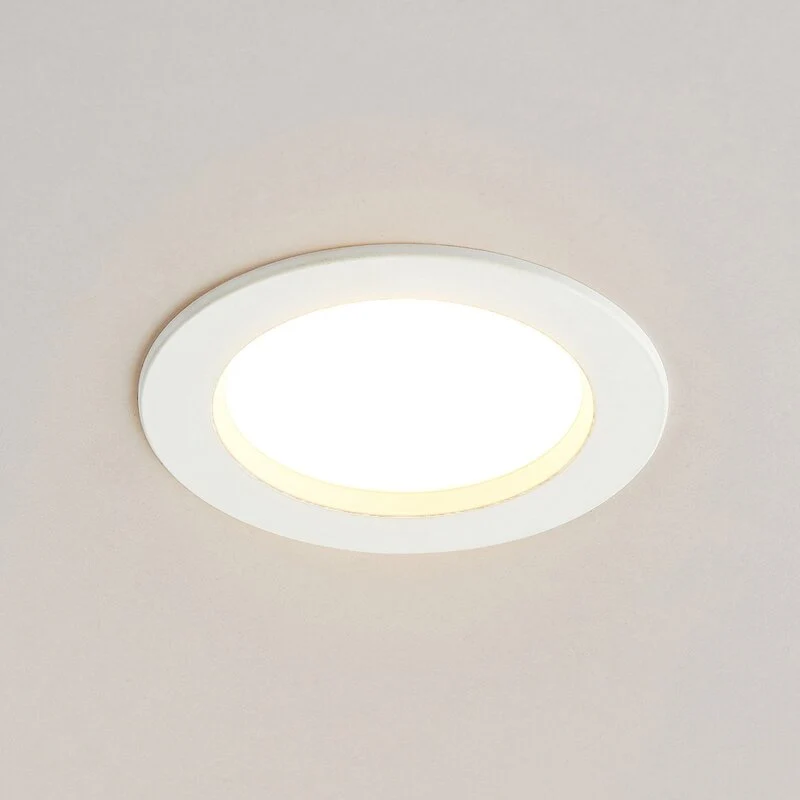 B-Ware Arcchio LED Einbauleuchte Einbaustrahler Milaine weiß dimmbar Kunststoff 10 cm