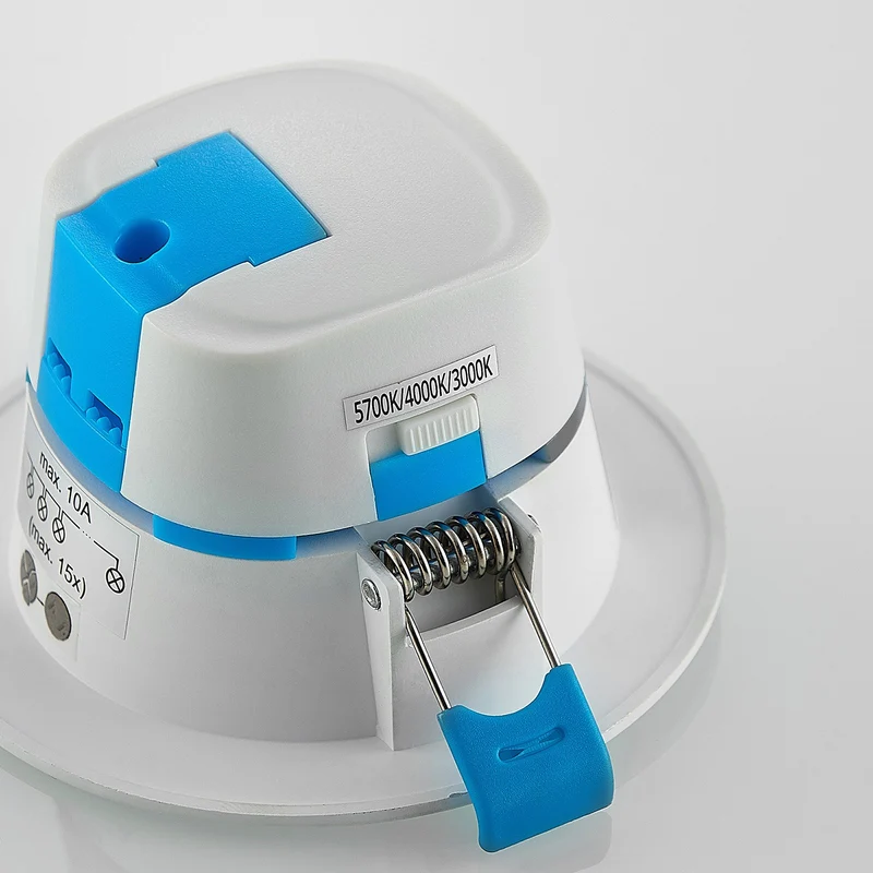 B-Ware Arcchio LED Einbauleuchte Einbaustrahler Milaine weiß dimmbar Kunststoff 10 cm