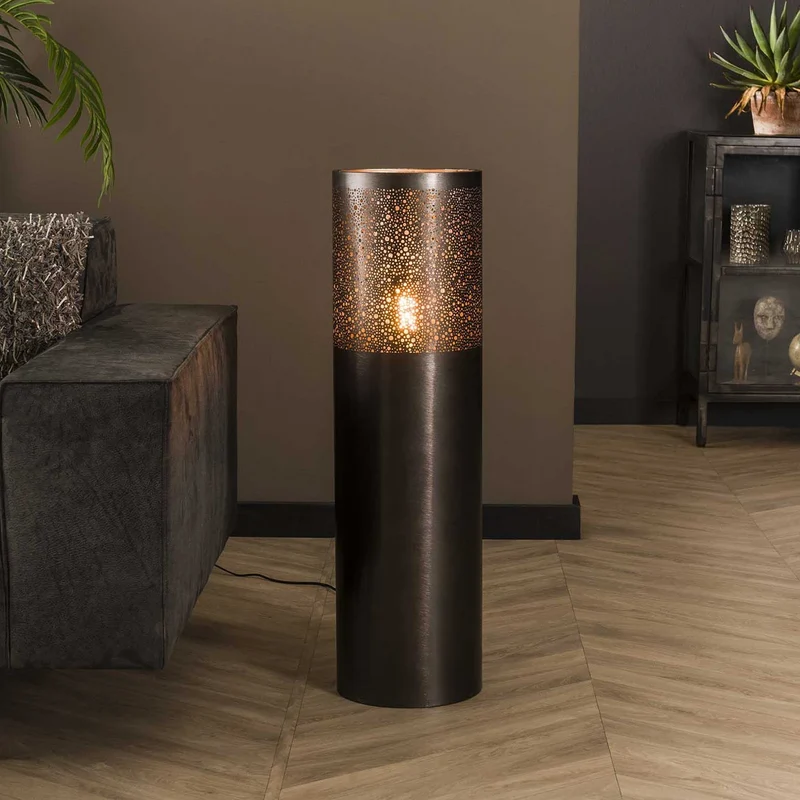 B-Ware Zijlstra Stehleuchte Stehlampe Narabi Metall Schwarz 90 cm