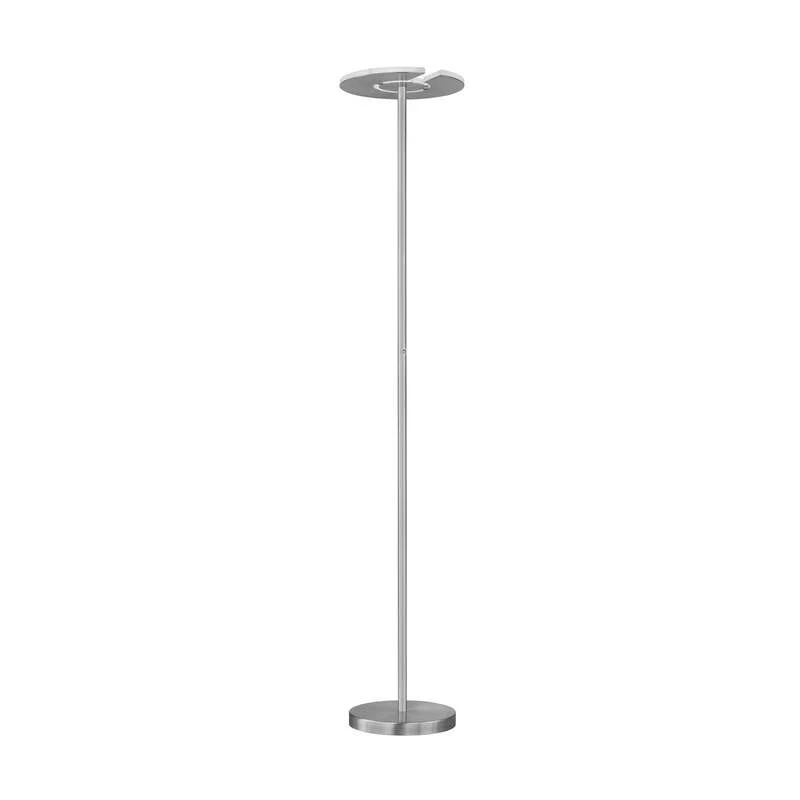 B-Ware Stehleuchte Lampe LED Dent CCT Funktion Dimmer nickel matt chrom Beleuchtungs550